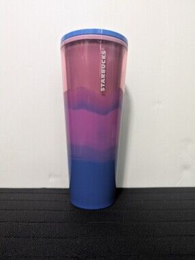 Starbucks Gradient Purple and Blue Travel Tumbler